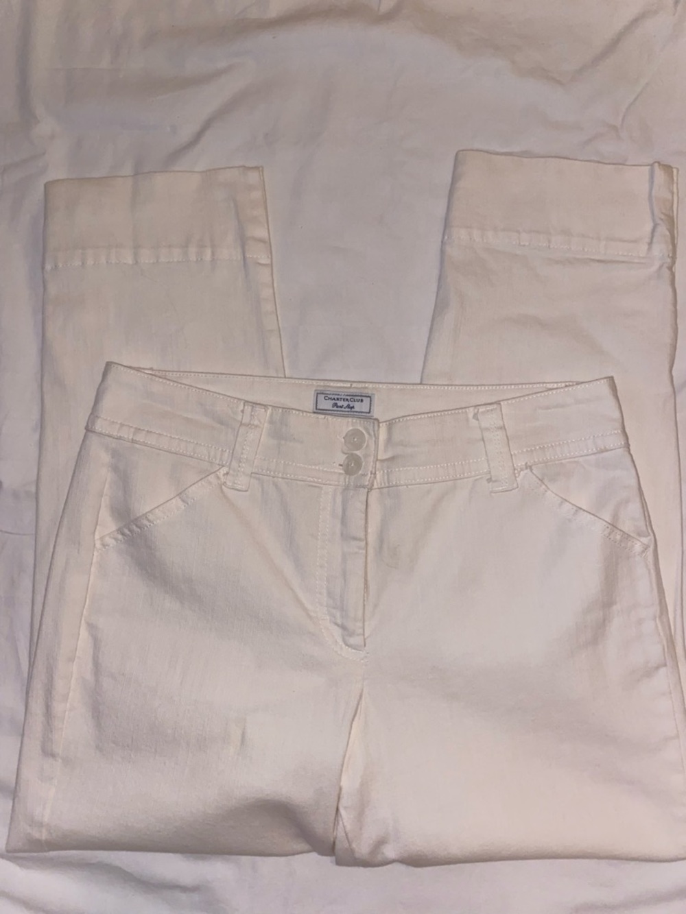 Charter Club White Capris